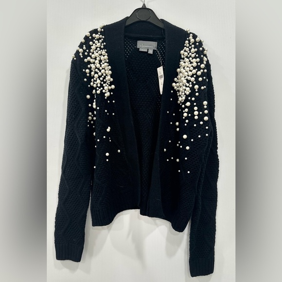 Anthropologie by Anthropologie Pearl Cable Cardigan NWT - Picture 5 of 7
